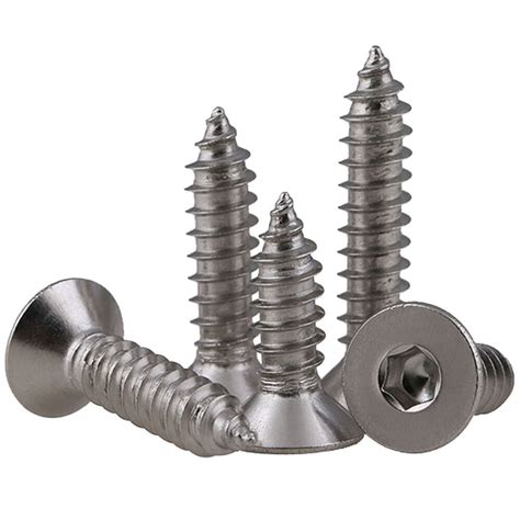 countersunk sheet metal screws|ss flat head screws.